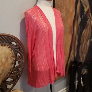 Eileen Fisher Knit Cardigan Peplum Fit.  S